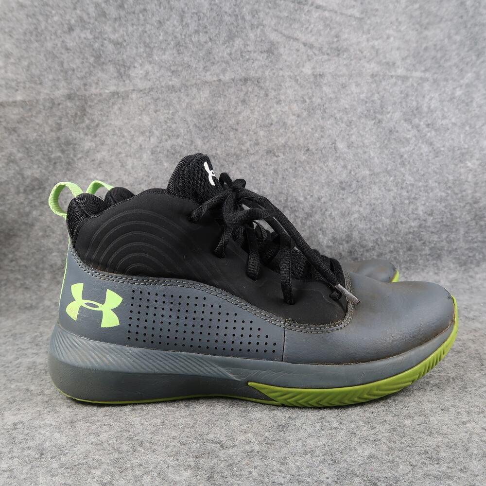 Under Armour Shoes Big Kids 5 Basketball Sneakers GS Lockdown Mid Lace Up Sport